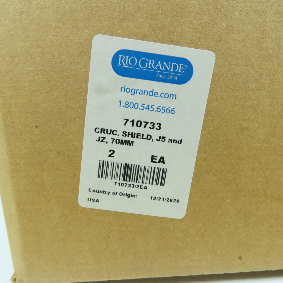 Rio Grande 710733 J5 & JZ Ceramic Crucible Shield for J-5, J-zP &J-zF 70mm Box/2