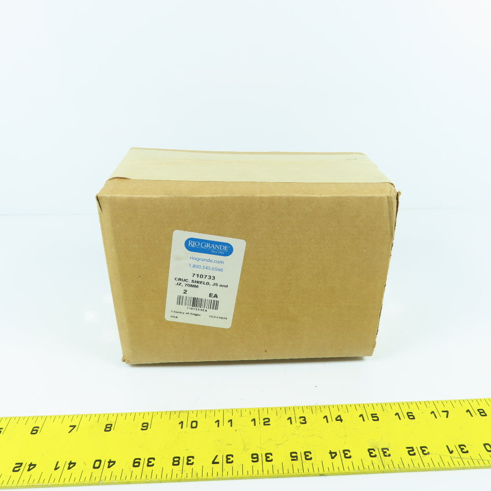 Rio Grande 710733 J5 & JZ Ceramic Crucible Shield for J-5, J-zP &J-zF 70mm Box/2