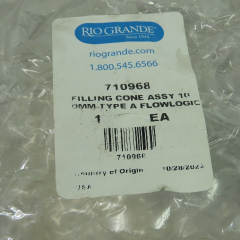 Rio Grande 710968 Ceramic Filling Cone 100mm For Neutec Casting Machines