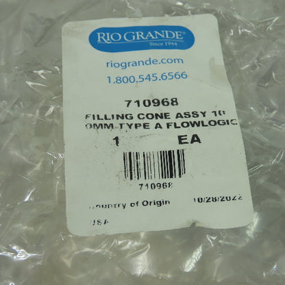 Rio Grande 710968 Ceramic Filling Cone 100mm For Neutec Casting Machines