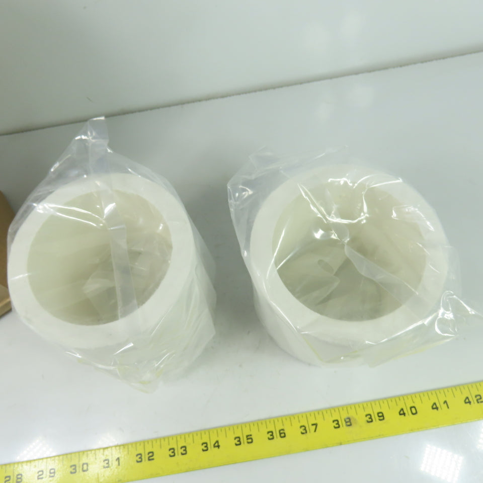 Rio Grande 710728 Ceramic Crucible Shield For Neutec 510/515 90mm Lot Of 2