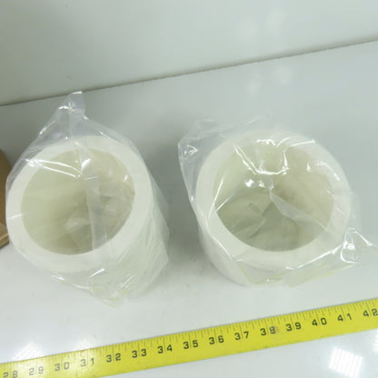 Rio Grande 710728 Ceramic Crucible Shield For Neutec 510/515 90mm Lot Of 2