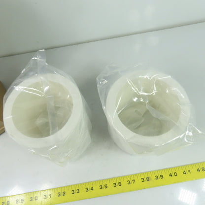 Rio Grande 710728 Ceramic Crucible Shield For Neutec 510/515 90mm Lot Of 2