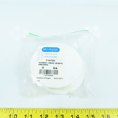 Rio Grande 710726 Ceramic Fiber Crucible Bottom Gasket for Neutec 510 515 Lot/6