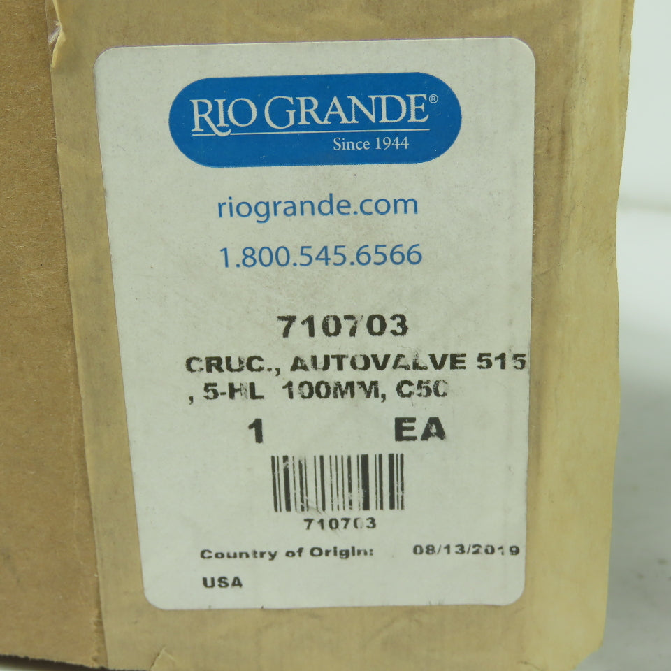 Rio Grande 710703 C-50 Graphite AutoValve Alloying Crucible For Neutec 100mm