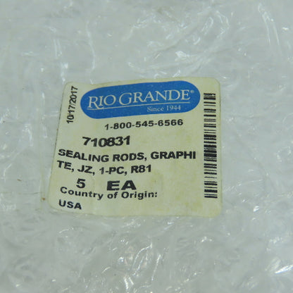 Rio Grande 710831 R81 Graphite One-Piece Sealing Rod JZ, Lot/5