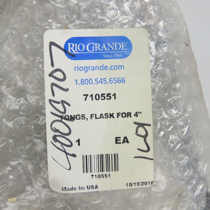 Rio Grande 710551 Neutec Flask Tongs For 4"-Diameter Flasks 40" L