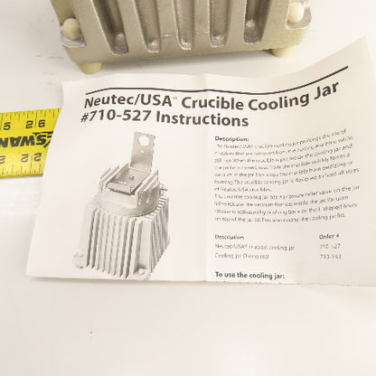 Rio Grande 710527 Crucible Cooling Jar, 4-1/2"ID NEW