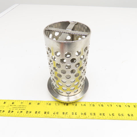 Rio Grande 702193N 4" x 8" NeuTec SuperPerf Flanged Flask W/ Crossbar