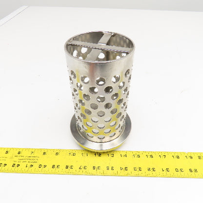 Rio Grande 702193N 4" x 8" NeuTec SuperPerf Flanged Flask W/ Crossbar
