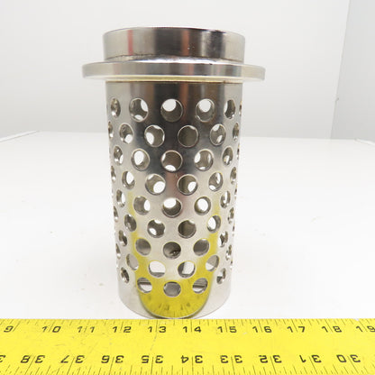 Rio Grande 702193N 4" x 8" NeuTec SuperPerf Flanged Flask W/ Crossbar