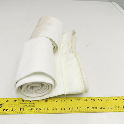 5" x 96" Triple Stitched Bag House Filter Sock Bag Sleeve Lot Of 2