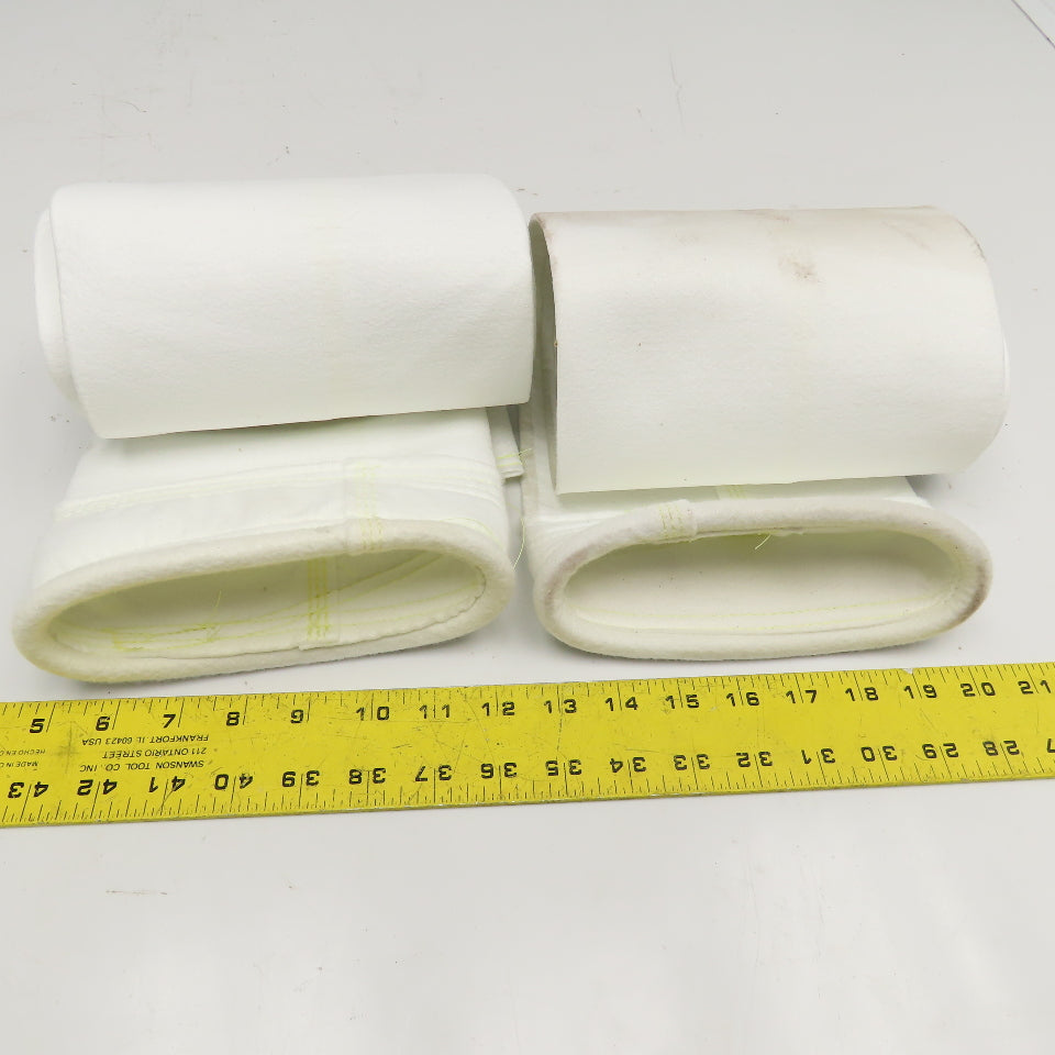 5" x 96" Triple Stitched Bag House Filter Sock Bag Sleeve Lot Of 2