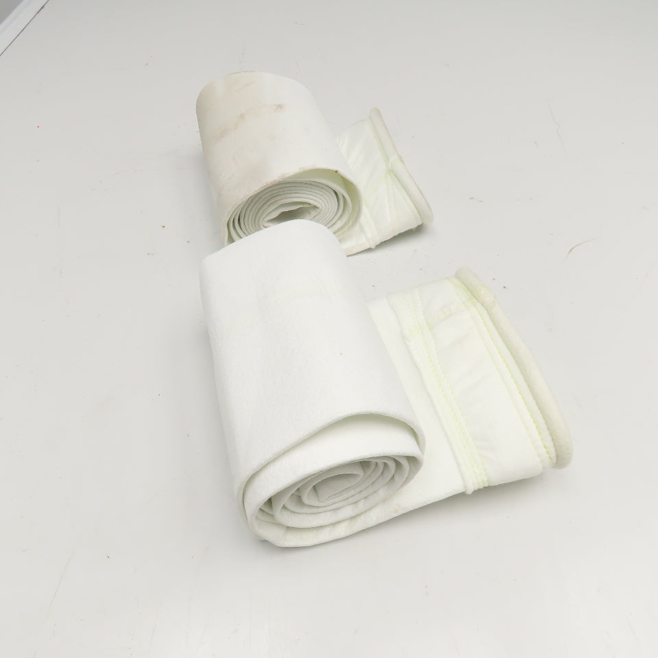 5" x 96" Triple Stitched Bag House Filter Sock Bag Sleeve Lot Of 2