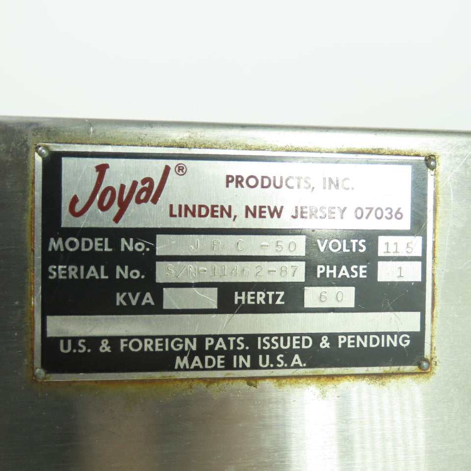 Joyal JPO-50 Neslab Coolflow Refrigerated Recirculator Controls 115V 1Ph