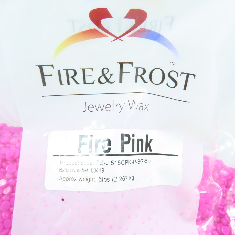 Fire & Frost PZ-J 515CPK-P-BG-5LB Fire Pink Jewelry Injection Casting Wax 5 LB