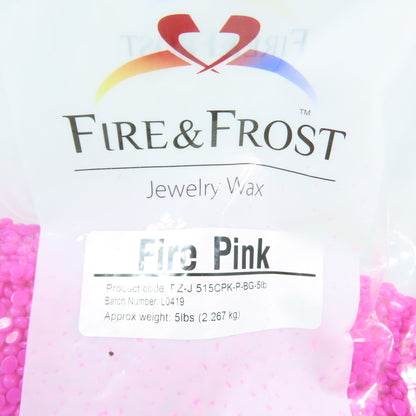 Fire & Frost PZ-J 515CPK-P-BG-5LB Fire Pink Jewelry Injection Casting Wax 5 LB