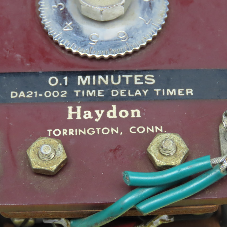 Haydon DA21-002 0.1 Minute Time Delay Timer Relay Lot Of 2