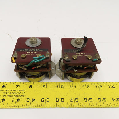 Haydon DA21-002 0.1 Minute Time Delay Timer Relay Lot Of 2