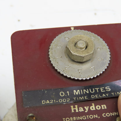 Haydon DA21-002 0.1 Minute Time Delay Timer Relay Lot Of 2