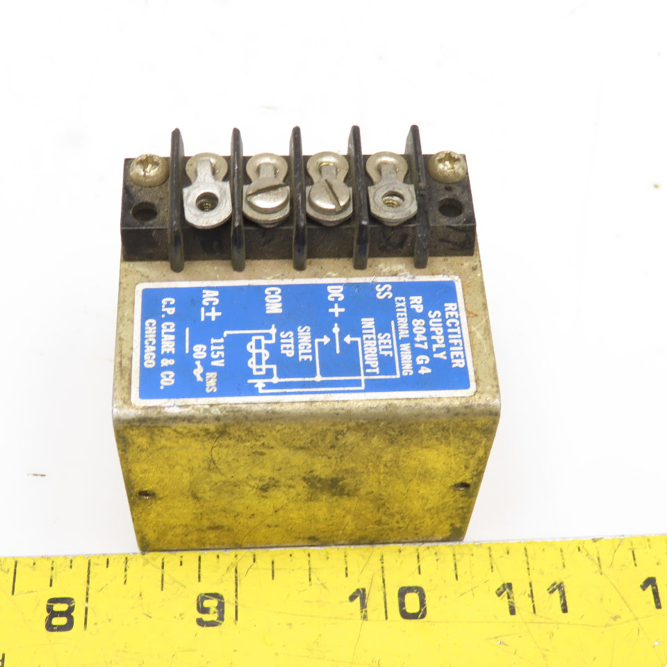 CP Clare & Co. RP8047 G4 115V 60Hz Rectifier Supply