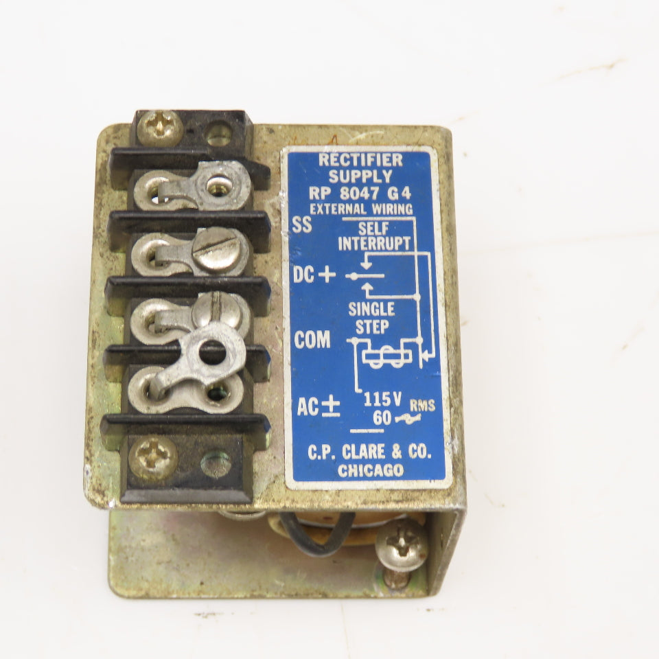 CP Clare & Co. RP8047 G4 115V 60Hz Rectifier Supply