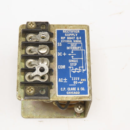 CP Clare & Co. RP8047 G4 115V 60Hz Rectifier Supply