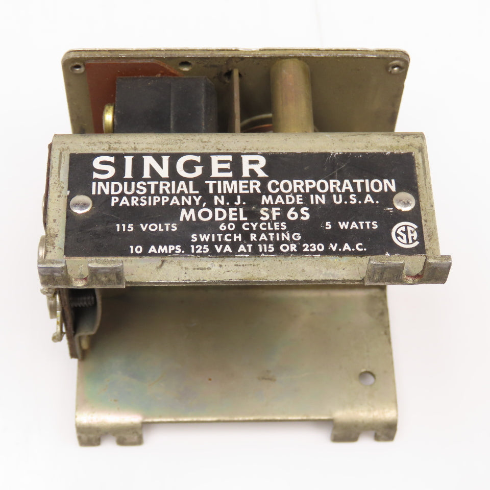 Singer Industrial Timer Corp. Model SF 6S 115V 10A Industrial Timer 0-6s