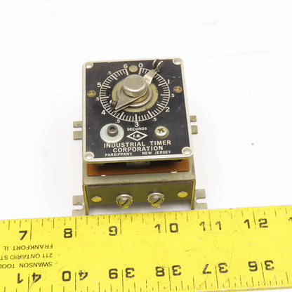 Singer Industrial Timer Corp. Model SF 6S 115V 10A Industrial Timer 0-6s