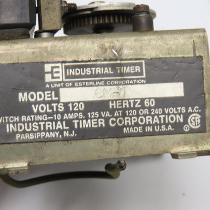Esterline CM-1 120V 60Hz Industrial Timer