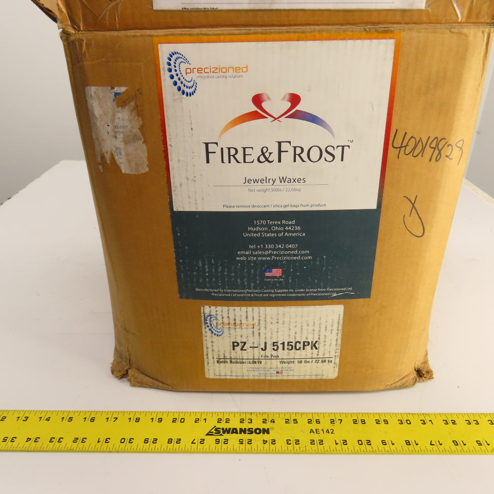 Fire & Frost PZ-J 515CPK Fire Pink Jewelry Injection Casting Wax 50 Lbs.