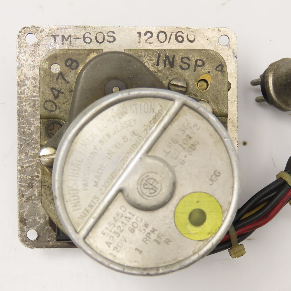 Industrial Timer Corp. TM-60S 120V 60Hz 1RPM 0-60 Seconds Timer