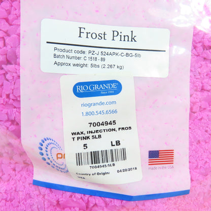 Fire & Frost 7004945 Rio Grande Frost Pink Jewelry Injection Casting Wax 5 Lbs