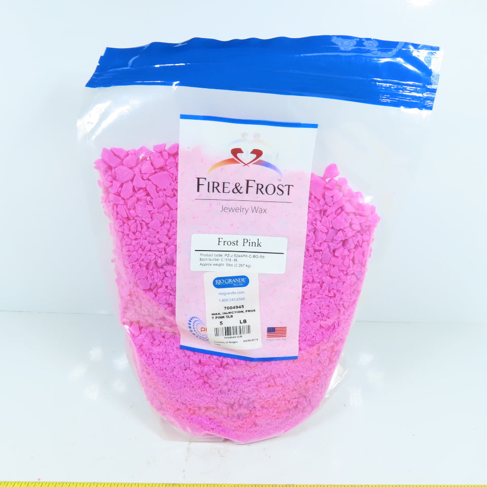 Fire & Frost 7004945 Rio Grande Frost Pink Jewelry Injection Casting Wax 5 Lbs