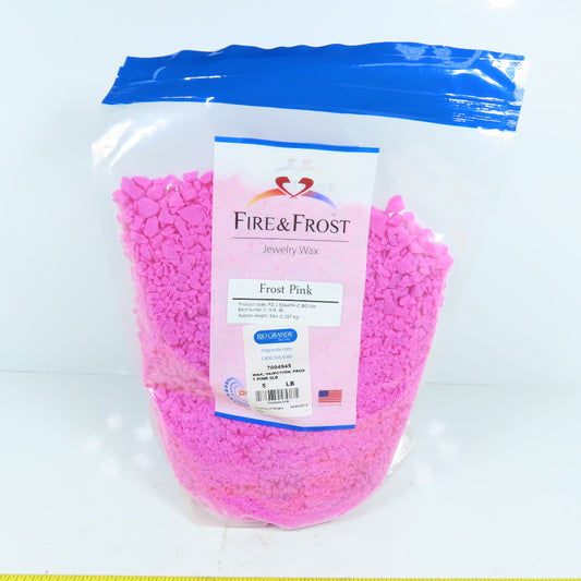 Fire & Frost 7004945 Rio Grande Frost Pink Jewelry Injection Casting Wax 5 Lbs