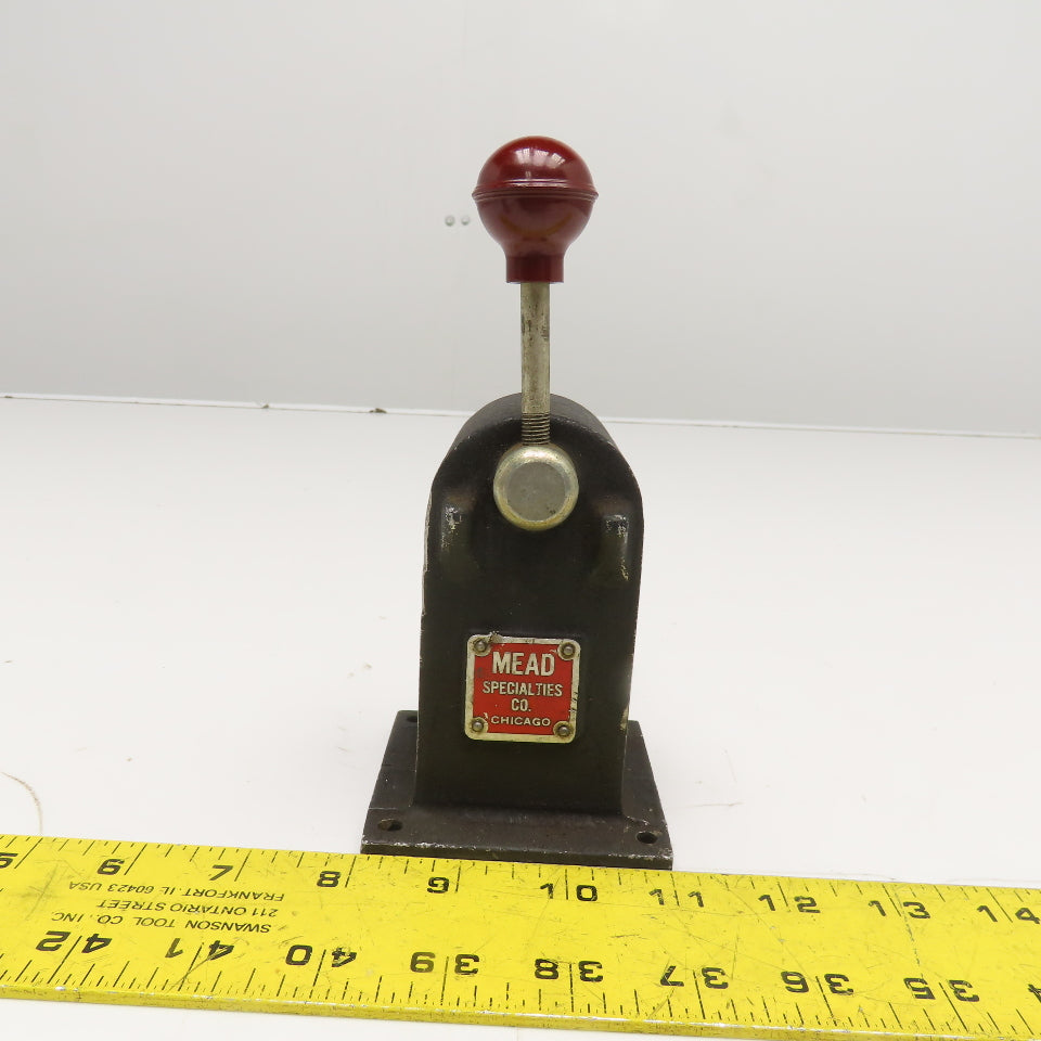 Mead Specialty Co. 3 Port 2 Position Manual Directional Air Valve 1/4" NPT