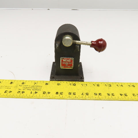 Mead Specialty Co. 3 Port 2 Position Manual Directional Air Valve 1/4" NPT