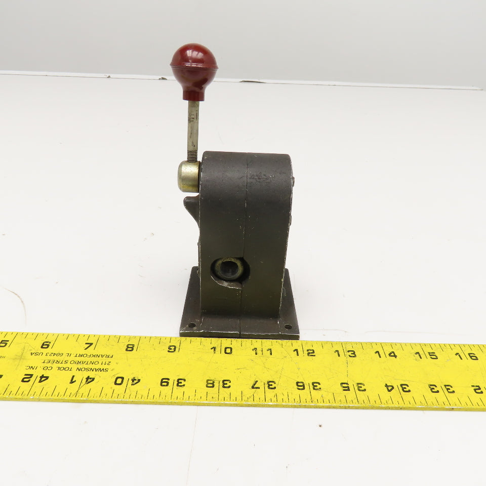 Mead Specialty Co. 3 Port 2 Position Manual Directional Air Valve 1/4" NPT