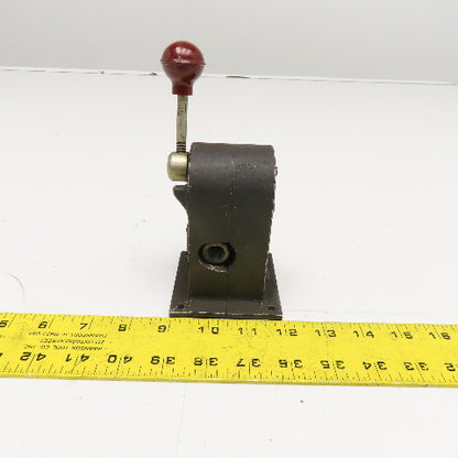 Mead Specialty Co. 3 Port 2 Position Manual Directional Air Valve 1/4" NPT