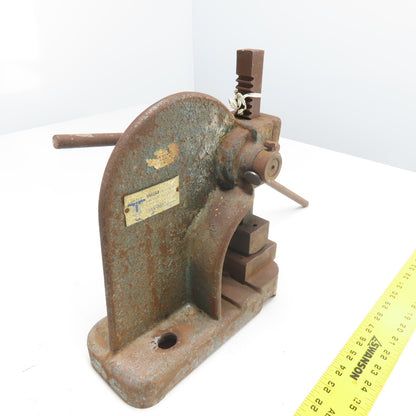 Yuasa International 595-000 Cast Iron Arbor Press 3" Throat