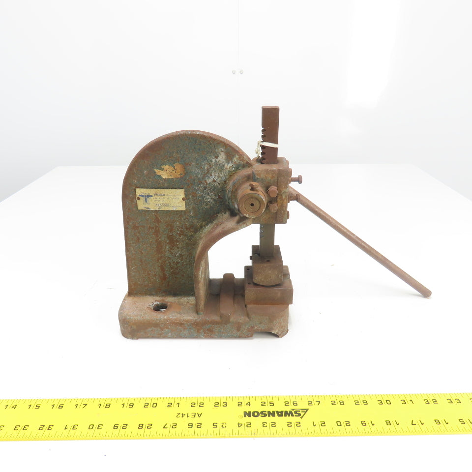 Yuasa International 595-000 Cast Iron Arbor Press 3" Throat