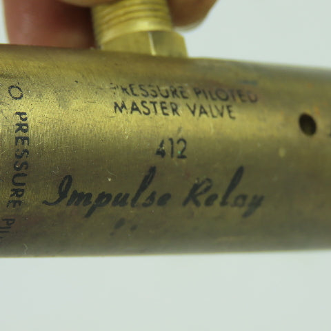 Mead 412 Pressure Piloted Master Valve