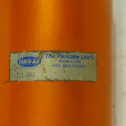 Fabco F-321-XAS Double Acting Pneumatic Air Cylinder 2" Bore 1/8" NPT Ports