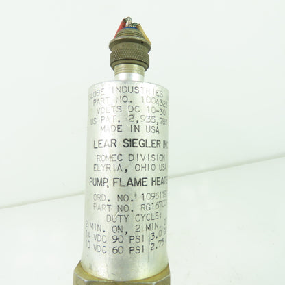 Globe Industries 100A325 Pump Flame Heater 10-30VDC