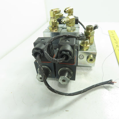 Hawe SK 7650 Hydraulic Solenoid Directional Control Valve 617247-02 24VDC Coil