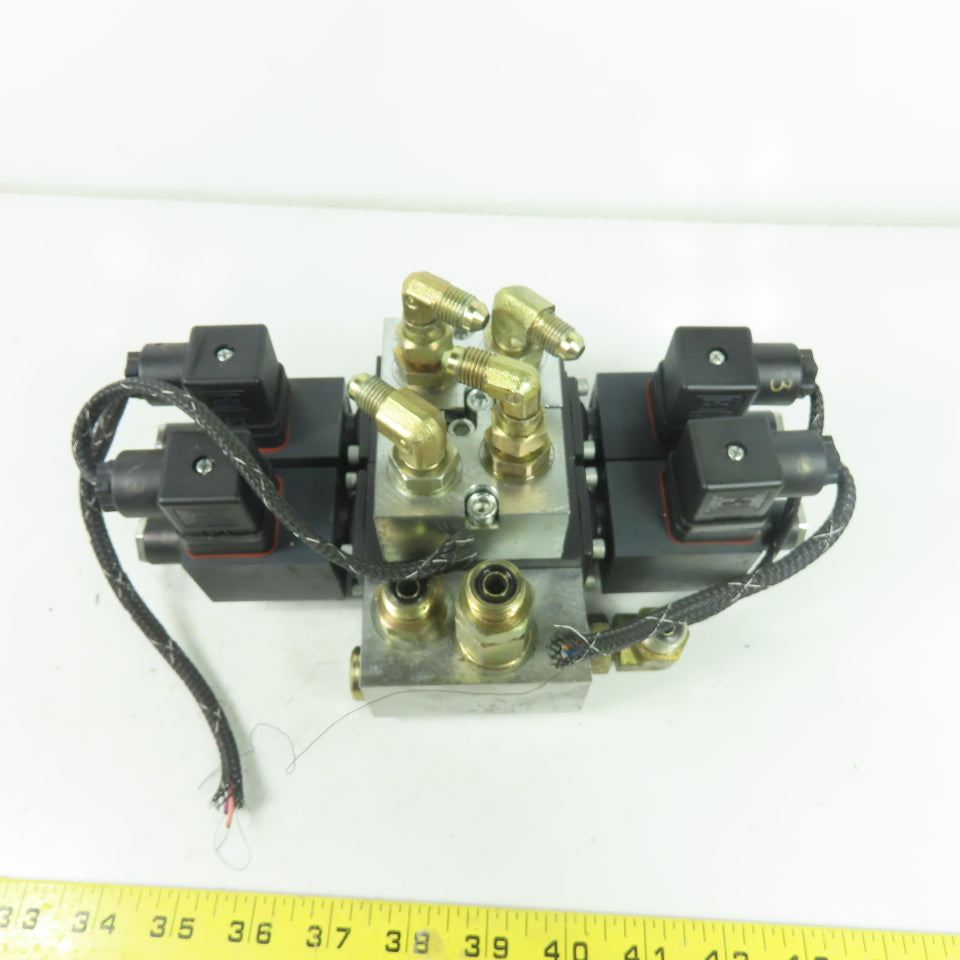 Hawe SK 7650 Hydraulic Solenoid Directional Control Valve 617247-02 24VDC Coil