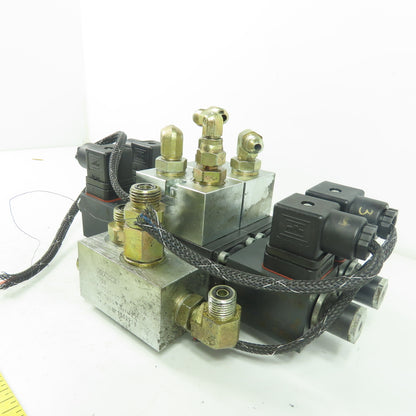 Hawe SK 7650 Hydraulic Solenoid Directional Control Valve 617247-02 24VDC Coil