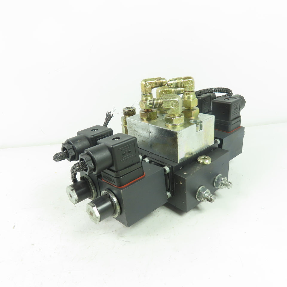 Hawe SK 7650 Hydraulic Solenoid Directional Control Valve 617247-02 24VDC Coil