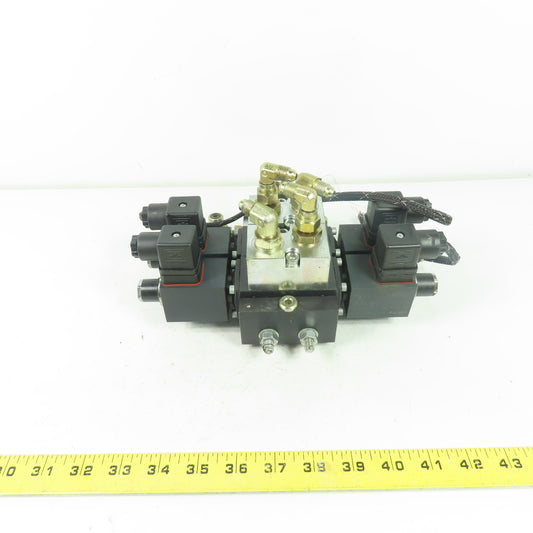 Hawe SK 7650 Hydraulic Solenoid Directional Control Valve 617247-02 24VDC Coil