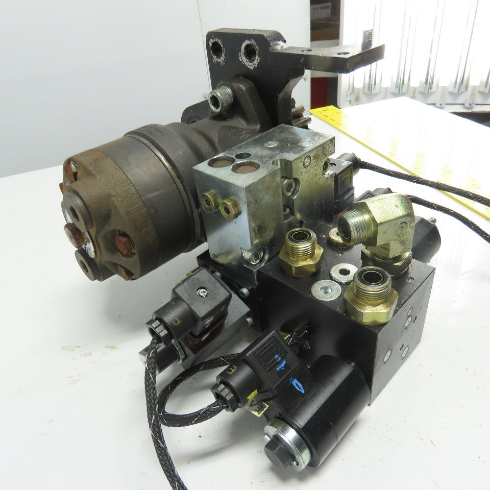 Sauer Danfoss OMR 160 EP Hydraulic Motor Drive Assembly For Yale Forklift